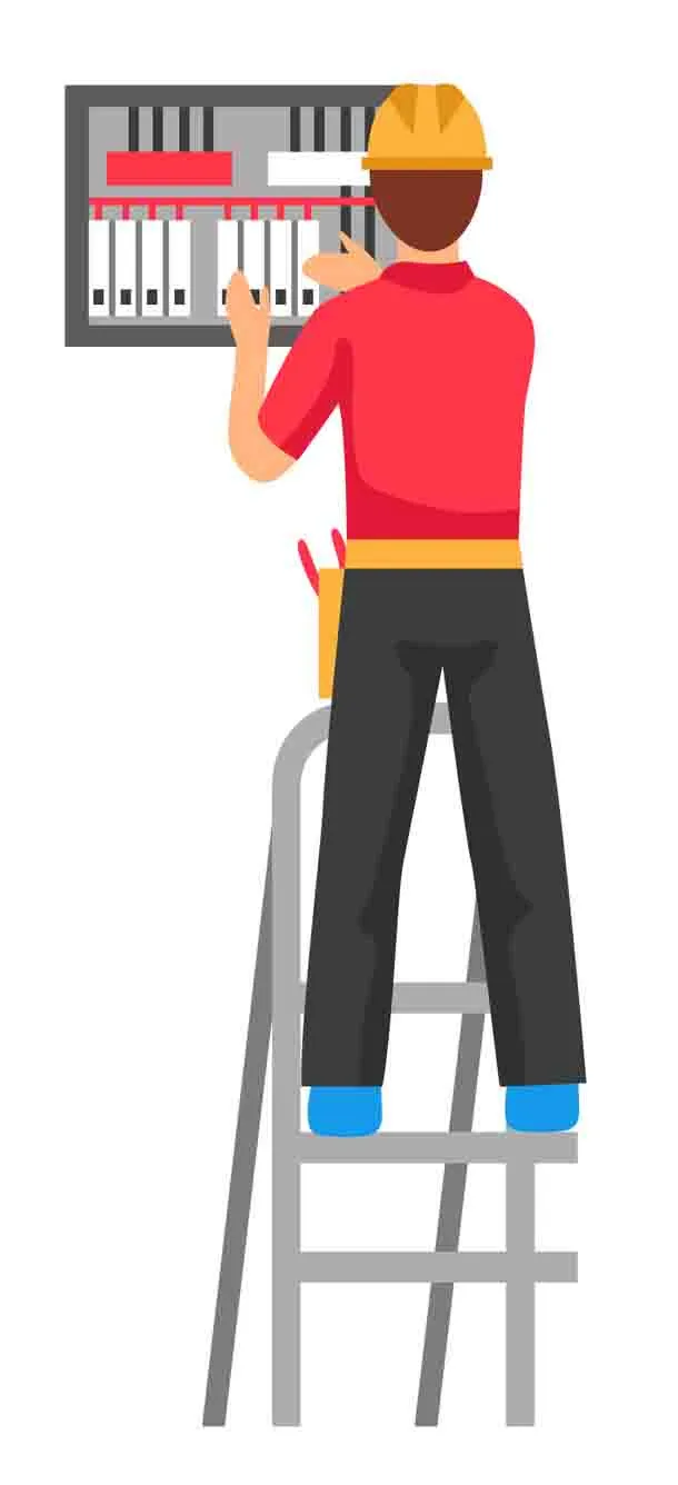 Rolf Janßen - Elektroservice - Electric People Decorative Icons Set